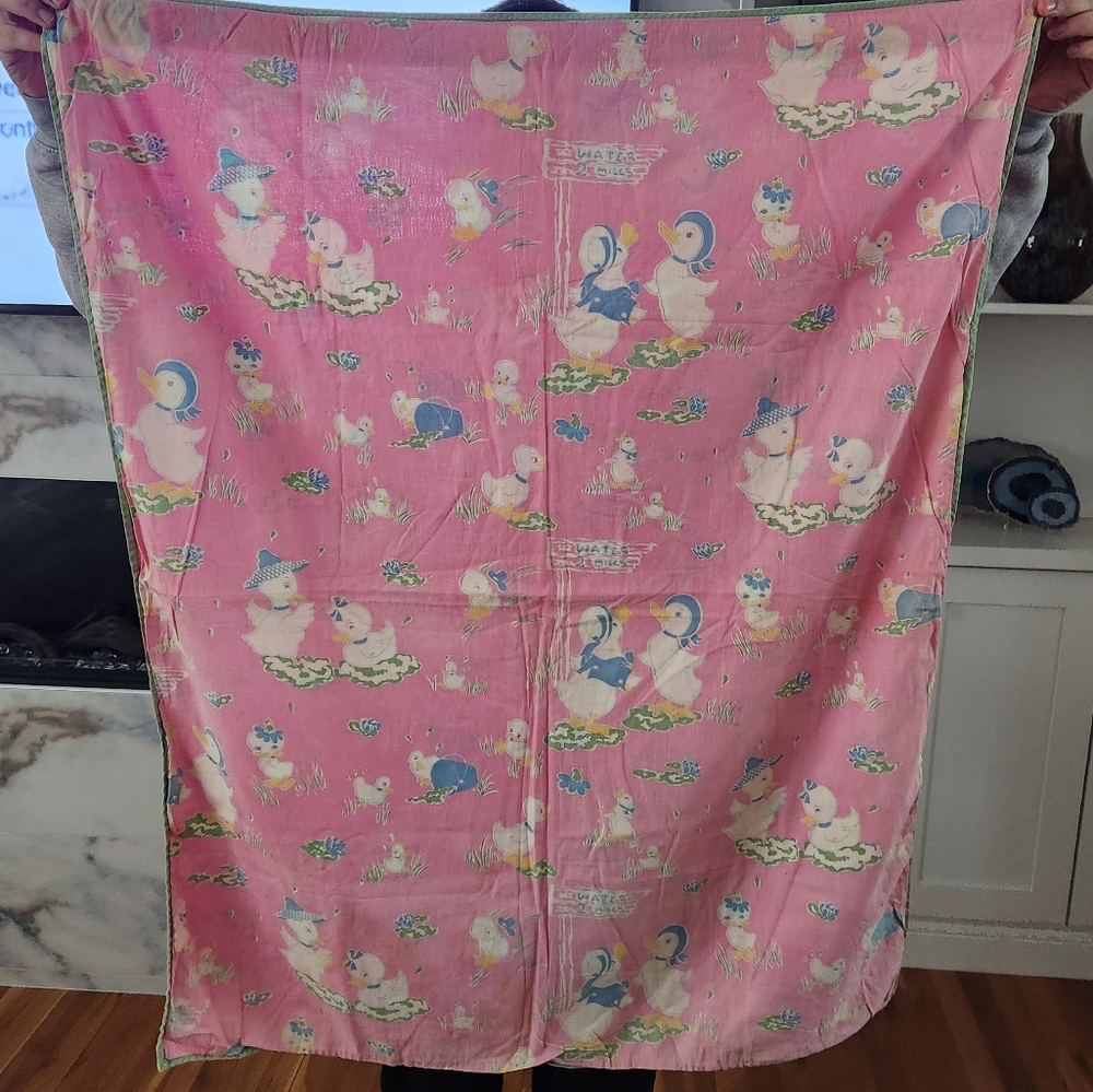 Vintage Crib Duvet Cover - Picture 4 of 12